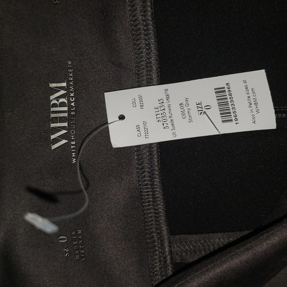 NWT WHBM Suede Runway Leggings- 0 - Picture 4 of 4